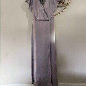 Elegant Lavender Maxi Dress